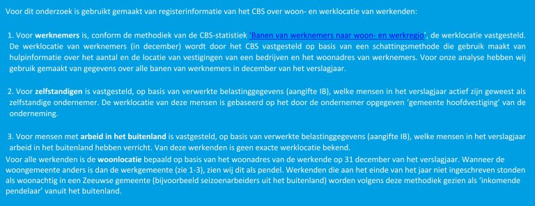 Uitleg over dataverzameling via CBS Microdata. 